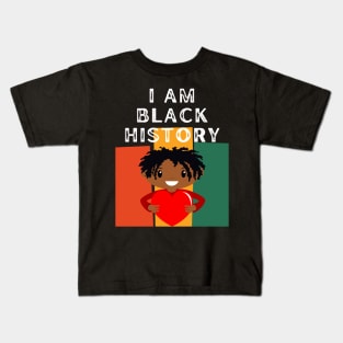 I Am Black History Kids T-Shirt